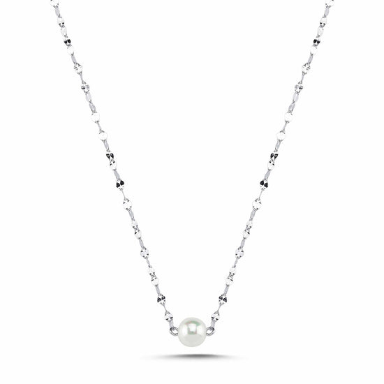 Confetti Chain Pearl Necklace
