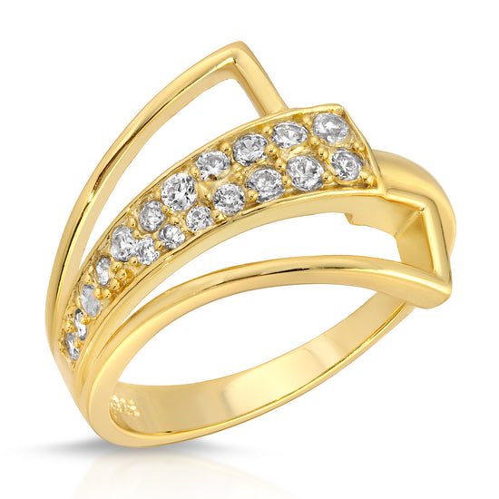 Gold Cluster Ring