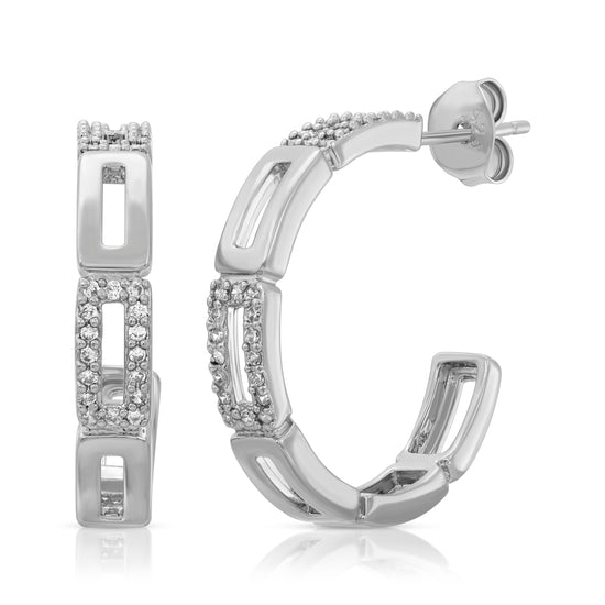Silver Hoop Earrings