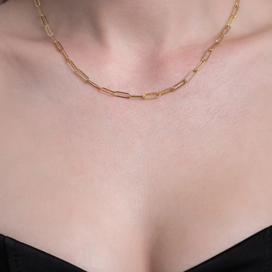 Load image into Gallery viewer, Paperclip Chain Necklace
