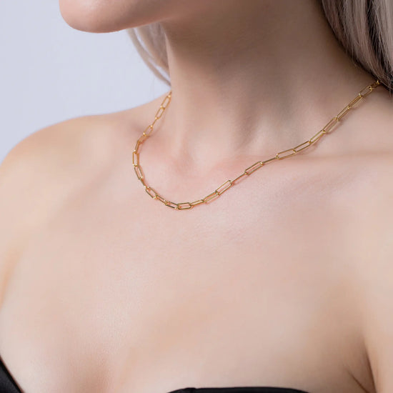 Load image into Gallery viewer, Paperclip Chain Necklace
