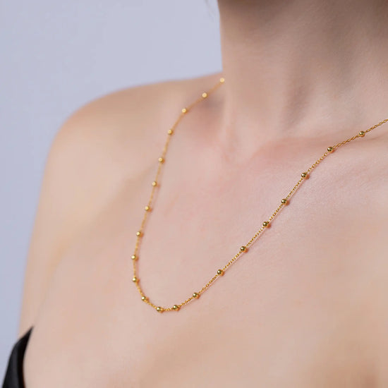 Load image into Gallery viewer, Beaded Chain Necklace

