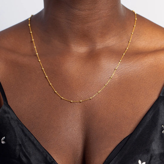 Load image into Gallery viewer, Beaded Chain Necklace
