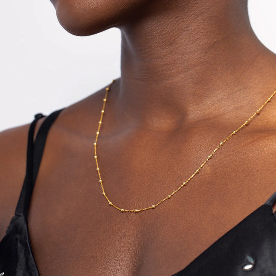 Load image into Gallery viewer, Beaded Chain Necklace
