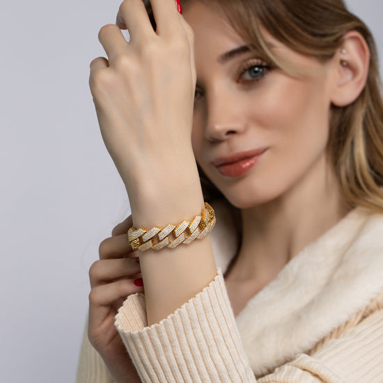 Load image into Gallery viewer, 14K GOLD MIAMI CUBAN BRACELET
