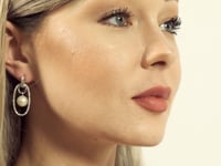 Load and play video in Gallery viewer, pearl-drop-earrings_white
