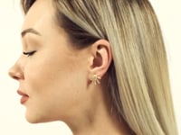 Load and play video in Gallery viewer, Sparkly-earrings_yellow
