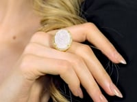 Load and play video in Gallery viewer, moonstone-rings_white
