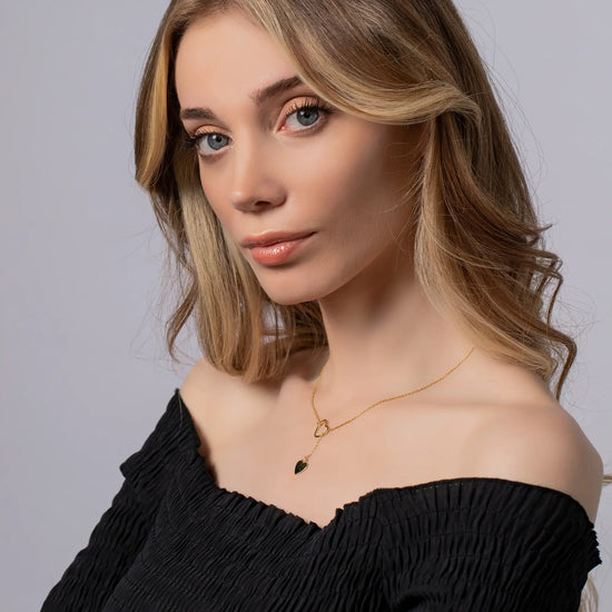 Load image into Gallery viewer, heart-necklace_yellow
