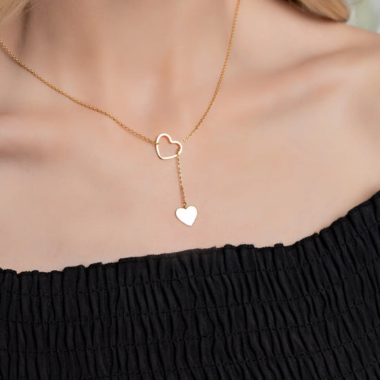 Load image into Gallery viewer, heart-necklace_yellow
