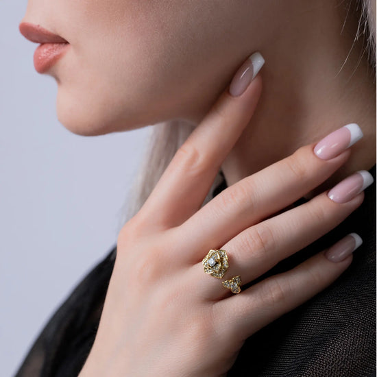 Load image into Gallery viewer, Flower-ring_yellow
