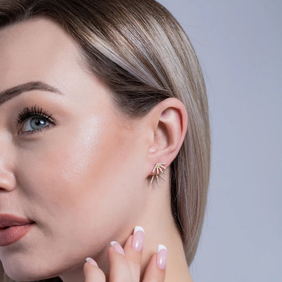 Load image into Gallery viewer, Sparkly-earrings_yellow
