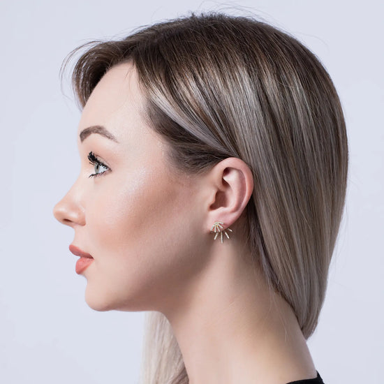 Load image into Gallery viewer, Sparkly-earrings_yellow
