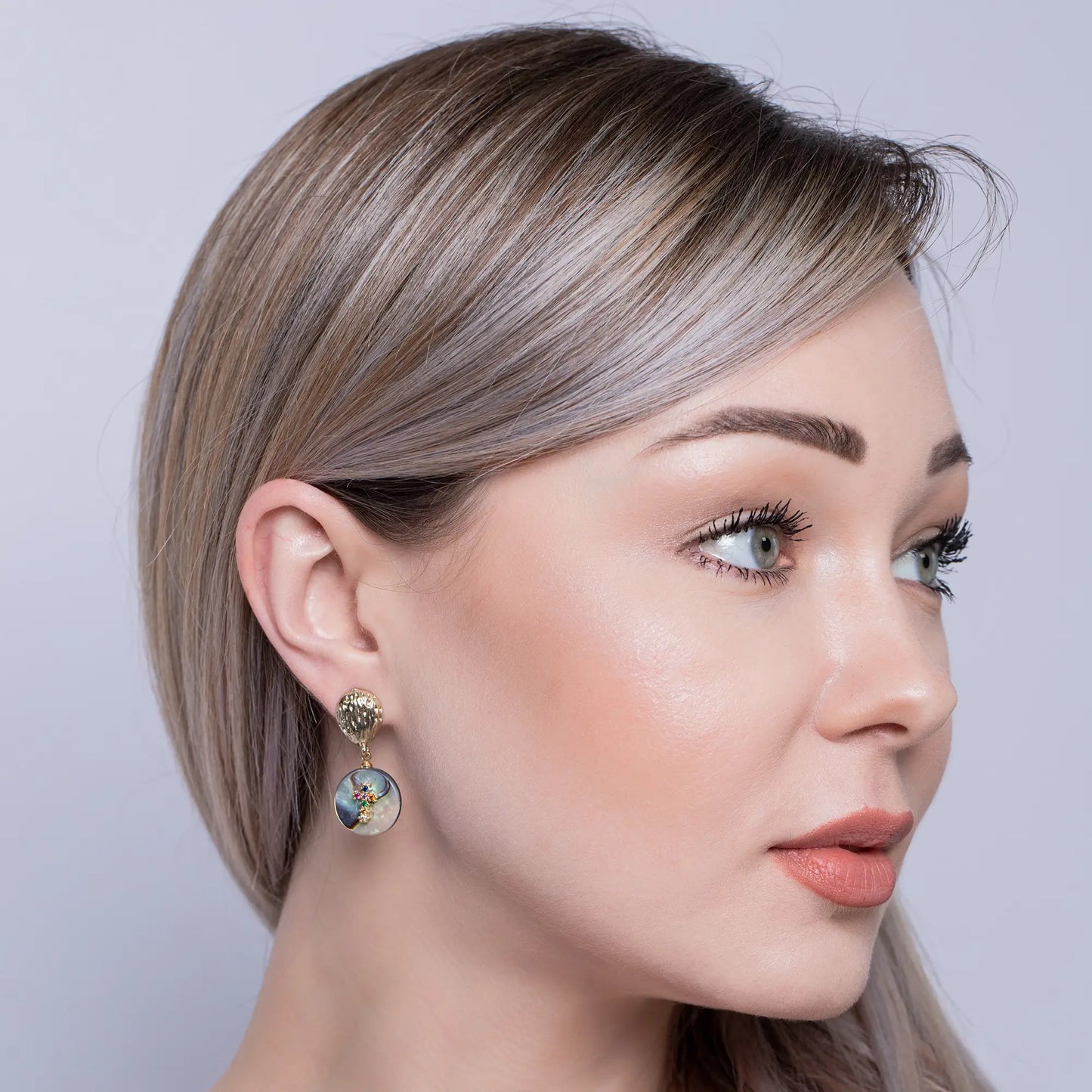 dangle-cross-earrings_colorful-pearl