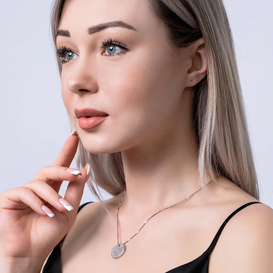 Load image into Gallery viewer, mothers necklace 925k silver
